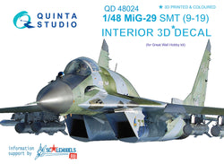 MiG-29 SMT (9-19) - Τρισδιάστατη εκτύπωση και έγχρωμο εσωτερικό (για κιτ GWH)