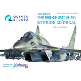 MiG-29 SMT (9-19) - 3D-Printed & coloured Interior (for GWH kits)