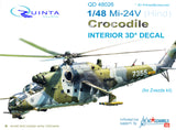 Mi-24V  3D-Printed & coloured Interior (for Zvezda kit)