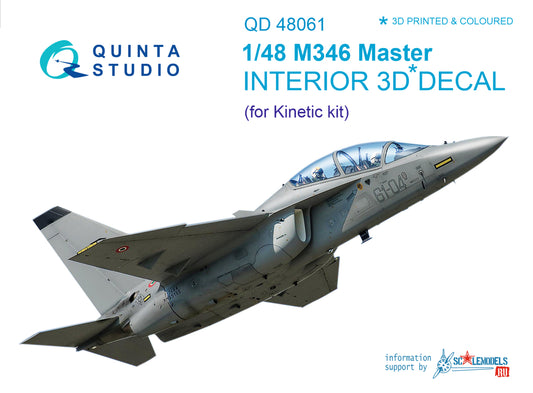 M346 Master 3D-Printed & coloured Interior on decal paper (for Kinetic kit)