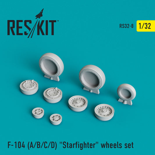 F-104 (A/B/C/D) "Starfighter" Wheels Set