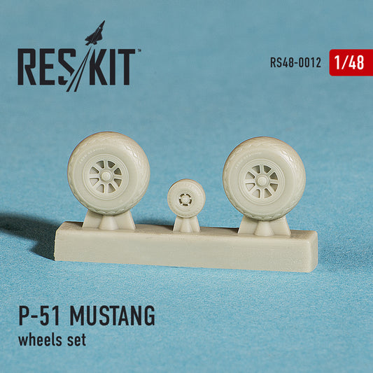 Σετ τροχών Βόρειας Αμερικής P-51 MUSTANG