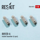 B8V20-A  rocket launcher (4 pcs) (Mi-8/17/24/28 Ka-29/32/50/52)