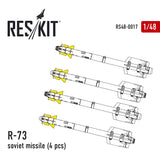 R-73 Soviet missile (4 pcs)