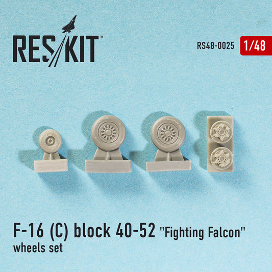 General Dynamics F-16 (C) block 40-52 "Fighting Falcon" Wheels Set