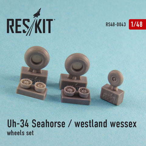Uh-34 Seahorse / Westland Wessex  (all versions) Wheels Set