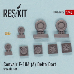 Convair F-106 (A) Delta Dart Wheels Set