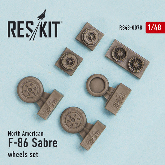 Σετ τροχών της Βόρειας Αμερικής F-86 Sabre Wheels