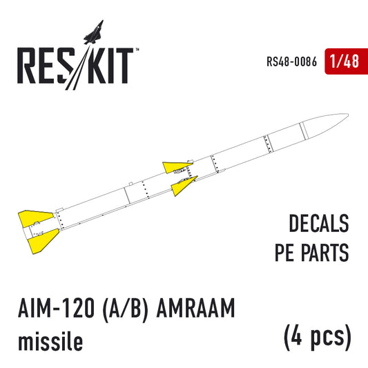 AIM-120 (A/B) AMRAAM missile (4 pcs) (F-15A/C/D/E, F-16A/C, F/A-18A/C)