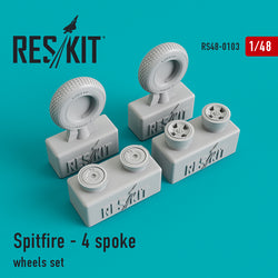 Spitfire - 4 spoke Wheels Set