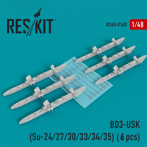 BD3-USK Racks (Su-24/27/30/33/34/35) (6 pcs)
