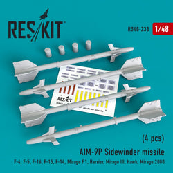 AIM-9P Sidewinder  missile (4 pcs)