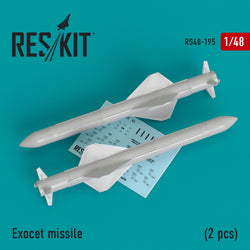 Exocet missile (2 pcs)