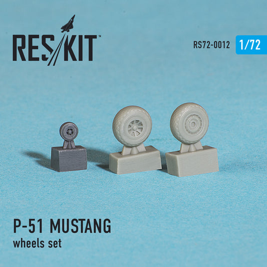 North American P-51 MUSTANG Wheels Set