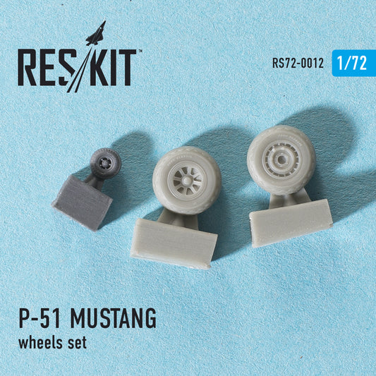 North American P-51 MUSTANG Wheels Set