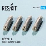B8V20-A  rocket launcher (4 pcs) for Mi-8/17/24/28 Ka-29/32/50/52