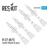 R-27 (R, T) σοβιετικός πύραυλος (4 τεμ) για Mig-29, Su-27/30/32/33/35/37
