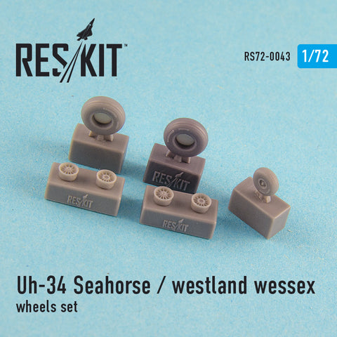 Uh-34 Seahorse / westland wessex (all versions) Wheels Set