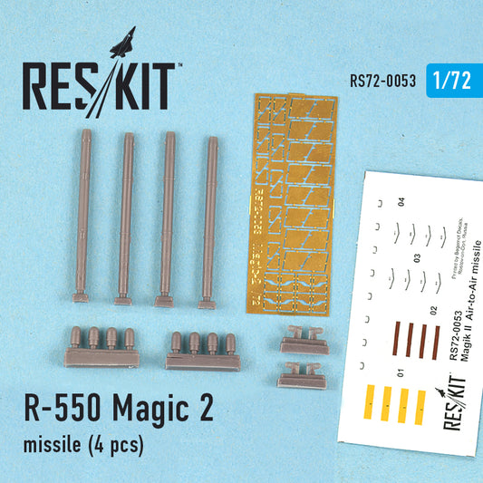 R-550 Magic-2 missile (4 pcs) for Mirage f.1, Mirage 2000, Mirage III, Rafale, Super Etendard