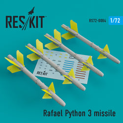 Rafael Python 3 missile (4 pcs)  (IAI Kfir, F-15C/I, F-16I, JF-17, MiG-21, Mirage F.1)