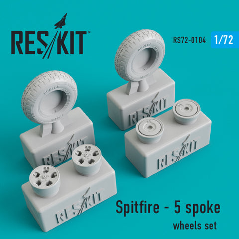 Spitfire - 5 spoke Wheels Set