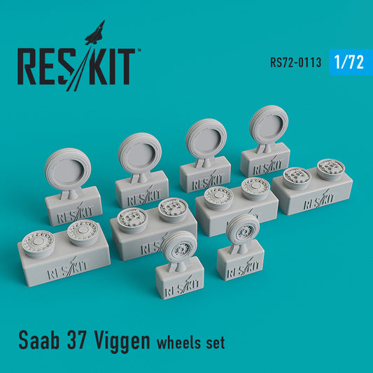 Saab 37 Viggen Wheels Set