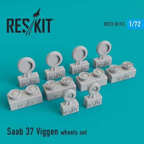 Saab 37 Viggen Wheels Set