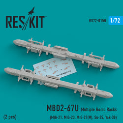 MBD2-67U (2 pcs) Multiple Bomb Racks  (MiG-21, MiG-23, MiG-27(M), MiG-29K, Su-25, Yak-38)