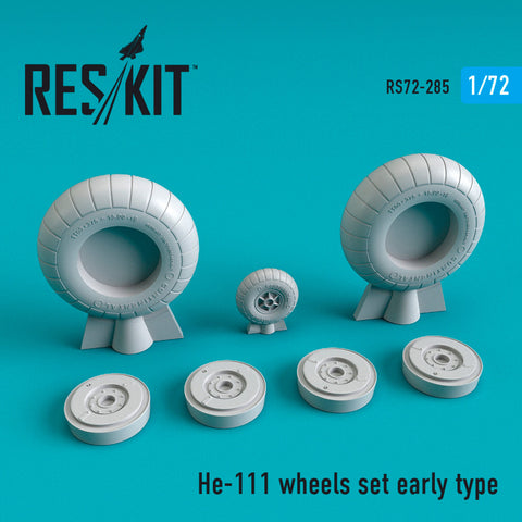 He-111 wheels set early type (1/72)