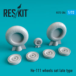 He-111 wheels set late type (1/72)