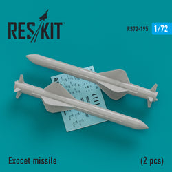 Exocet missile (2 pcs)