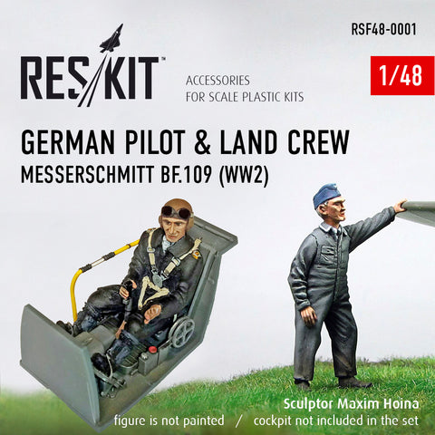 German Pilot & Land Crew (WW2)