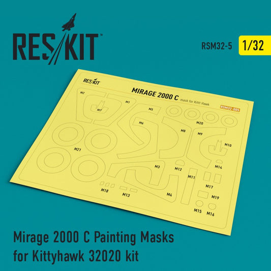 Mirage 2000 C Painting Masks (for Kittyhawk)