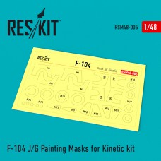F-104 J/G Painting Masks (for Kinetic)