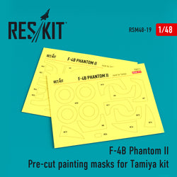 F-4B "Phantom II" Pre-cut painting masks for Tamiya kit (1/48)