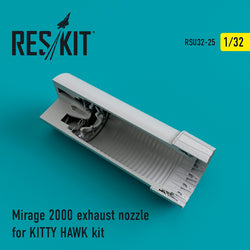 Mirage 2000 exhaust nozzles for KITTY HAWK KIT