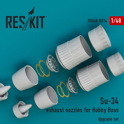 Su-34 exhaust nozzles (for Hobby Boss)