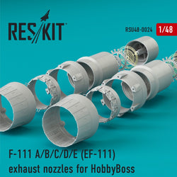 F-111 (A/B/C/D/E) (EF-111) exhaust nozzles for HobbyBoss