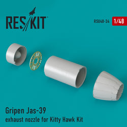 Gripen Jas-39 exhaust nozzle for Kitty Hawk (1/48)