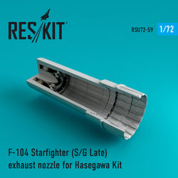 F-104 (S/G-late) "Starfighter" exhaust nozzle for Hasegawa kit (1/72)