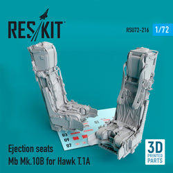 Ejection seats Mb Mk.10B for Hawk T.1A (3D Printing) (1/72)