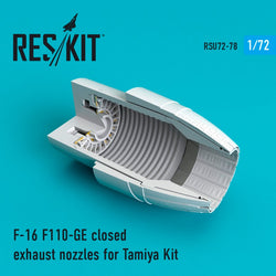 F-16 F110-GE closed exhaust nozzle for Tamiya Kit