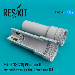 F-4 Phantom II (B/C/D/N) exhaust nossles for Hasegawa Kit
