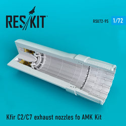 Kfir C2/C7 exhaust nozzles for AMK Kit