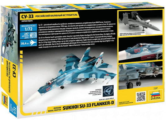 Russian Naval Fighter Sukhoi Su-33 Flanker-D (1/72)