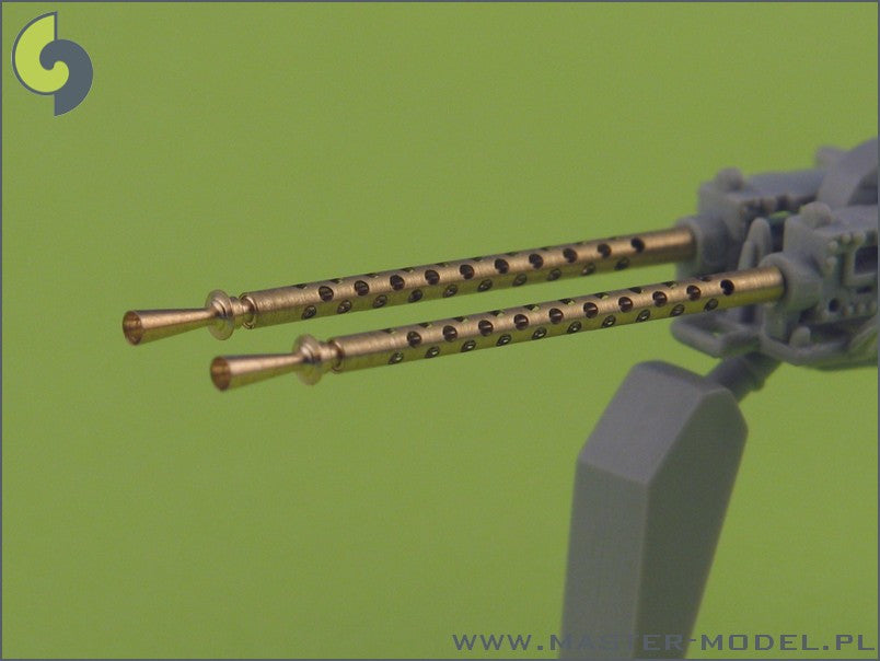 Browning M2 aircraft .50 caliber (12.7mm) barrels with flash hid