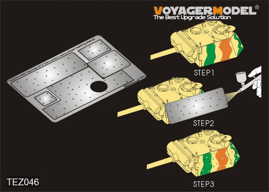 1/35 WWII German AFV Disc pattern camouflage masking stencil 2