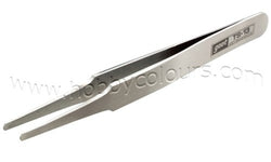 Stainless Steel Precision Tweezer Straight Flat