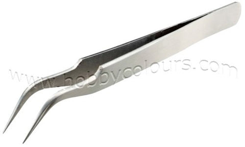 Stainless Steel Precision Tweezer Curved