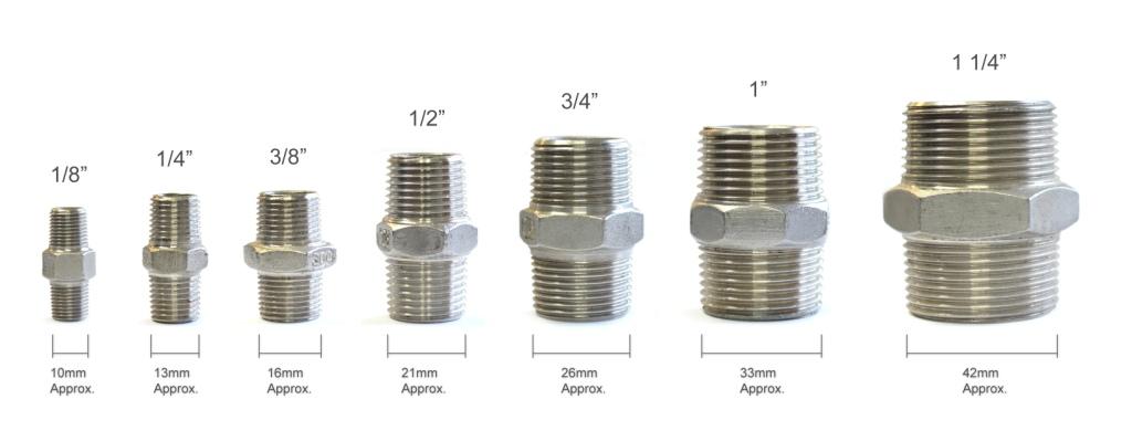 Air Coupling Adapter 1/4 (F) to 1/8 (M) - HOBBYColours